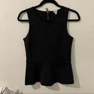 NWOT JCREW 100% COTTON PEPLUM TOP